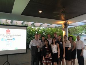 Visiting students from the Leder School of Business, The King’s University, Edmonton, Alberta